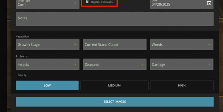 Replant Calculator & Adding Notification Recipients